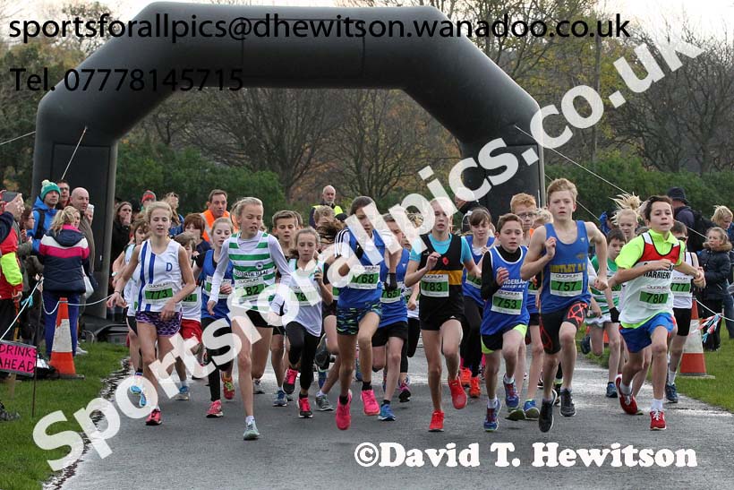 Under-13s Heaton Memorial Road Race, Town Moor, Newcastle. Photo: David T. Hewitson/Sports for All Pics